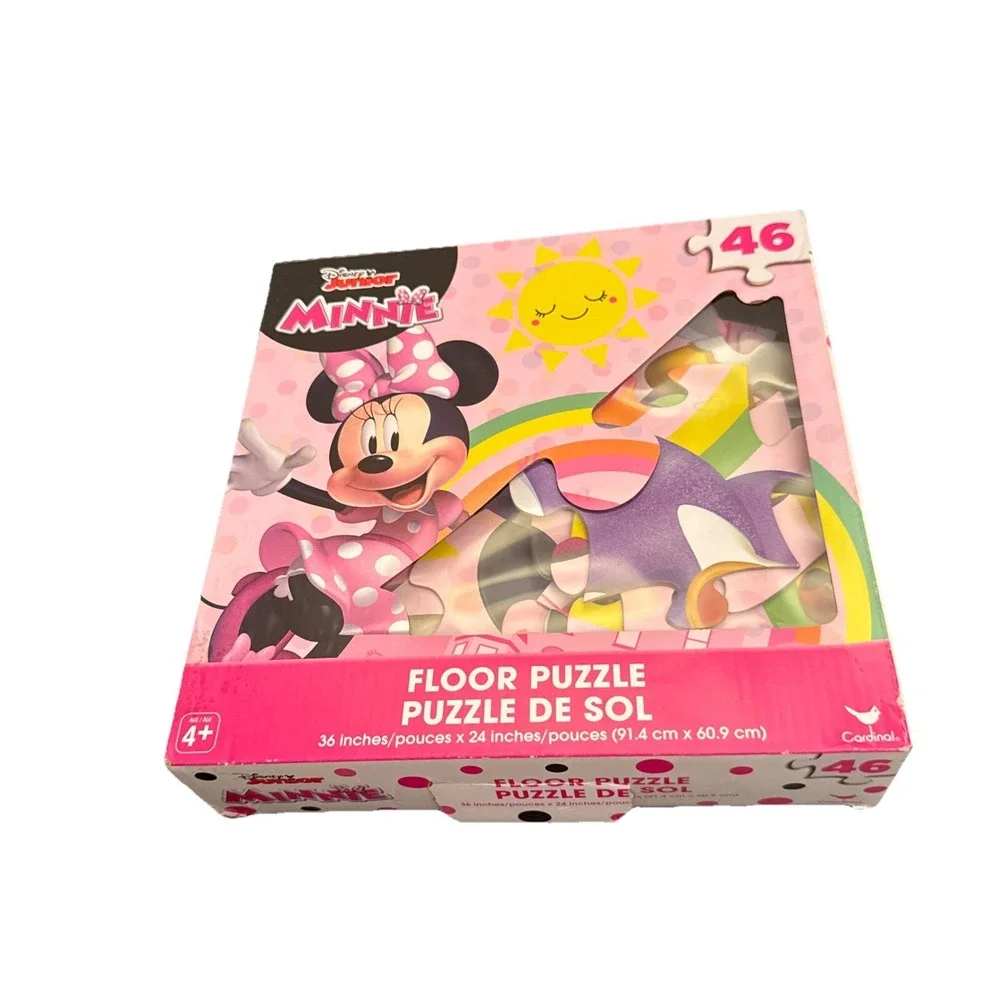 Disney Junior Minnie Floor Puzzle 46 pieces 36'' x 24'' Complete All Pieces